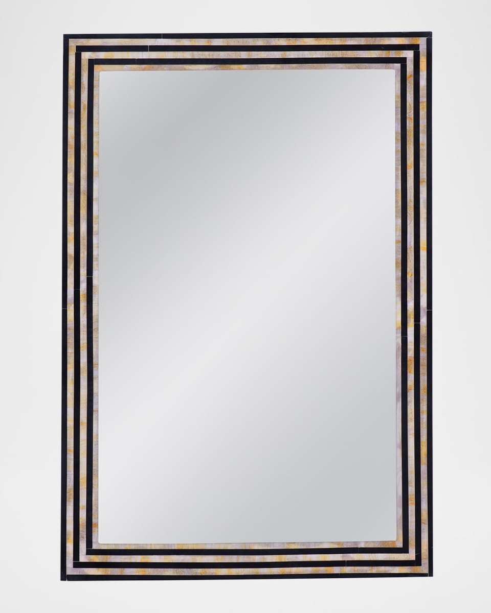 Stepford 44" Bone & Resin Wall Mirror